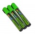 1/4" Chisel Tip Neon Liquid Chalk Marker - Green 3 Pack